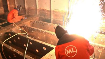 Below decks in HMS M33
