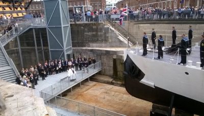 HMS M33 Unveiling